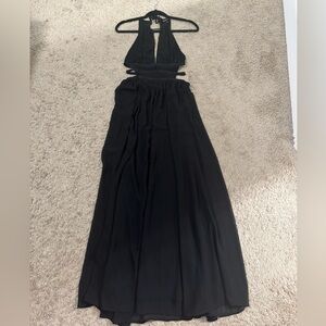 Express black maxi dress